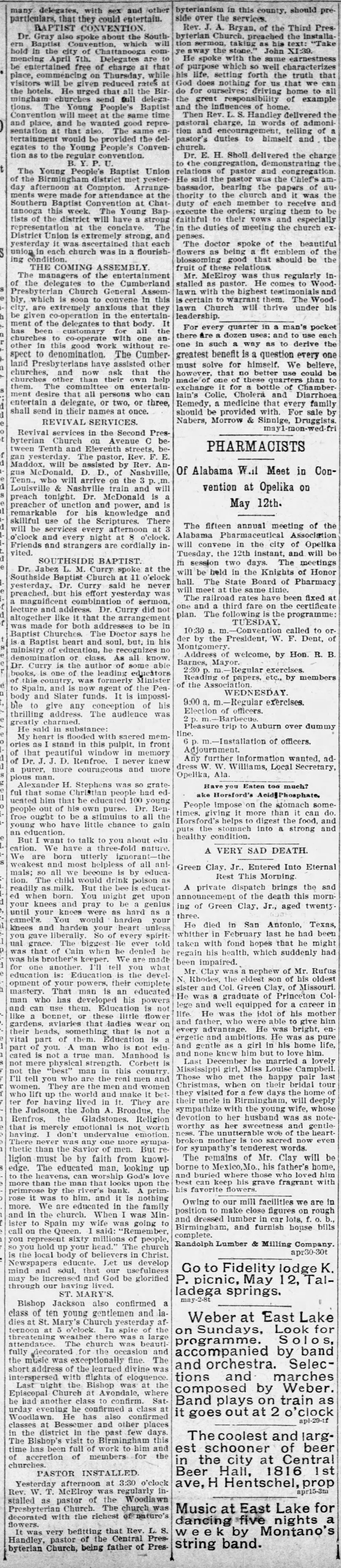 Pastor Installed: Woodlawn Presbyterian Church